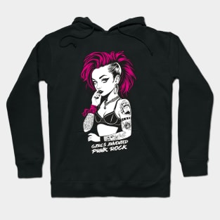 Girls invented punk rock. Hoodie